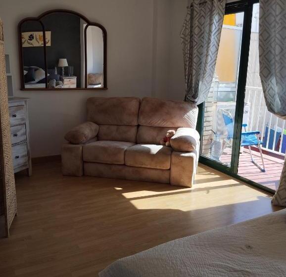 住宿加早餐  A Luxiourious Room In The Best Terraced Penthouse In Denia Building 3