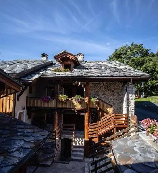 ペンション Eco Dimora Baltea   Affittacamere Al Verde Villaggio Di Rumiod