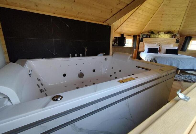 Pensiune Cottage Climatisé Avec Baignoire Spa 2 Personnes