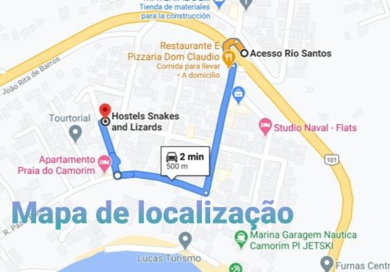 تختخواب و صبحانه Hospedaria Cobras E Lagartos