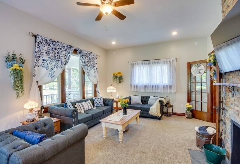 Central Chanute Historic Home W/ Porch!