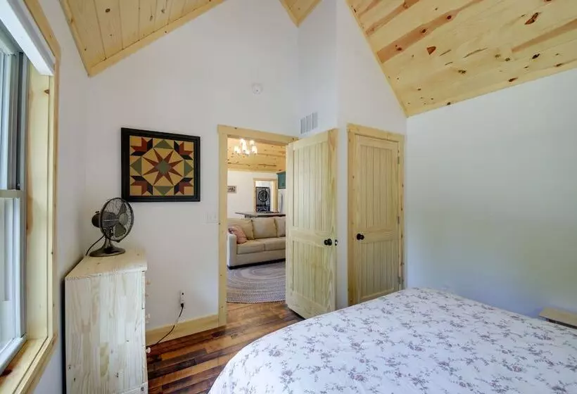 Family Friendly Indiana Cabin W/ Hot Tub & Decks