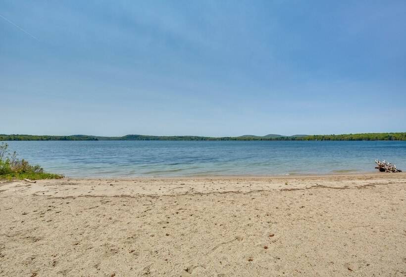 Lakeview Maine Retreat W/ Fire Pit, Grill & Canoe