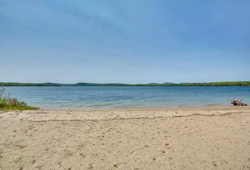 Lakeview Maine Retreat W/ Fire Pit, Grill & Canoe
