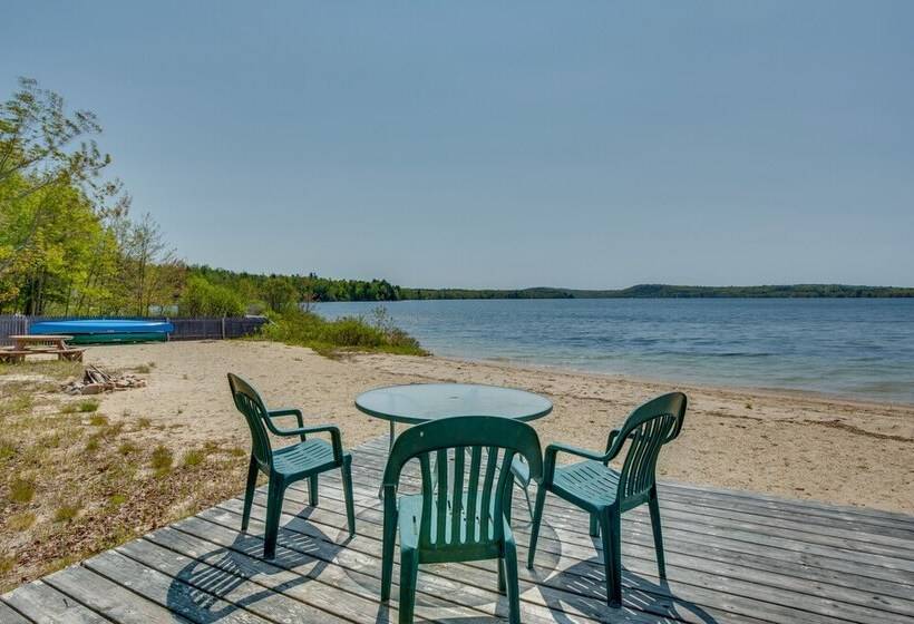 Lakeview Maine Retreat W/ Fire Pit, Grill & Canoe