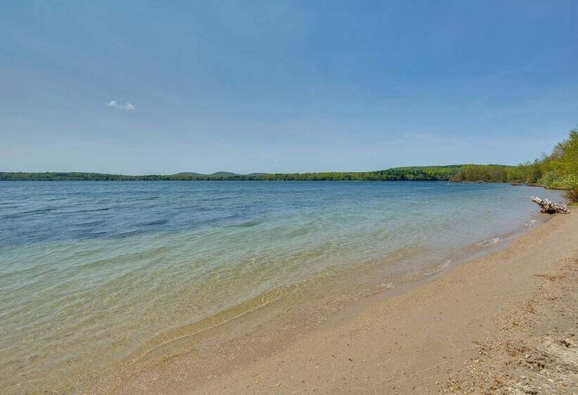 Lakeview Maine Retreat W/ Fire Pit, Grill & Canoe