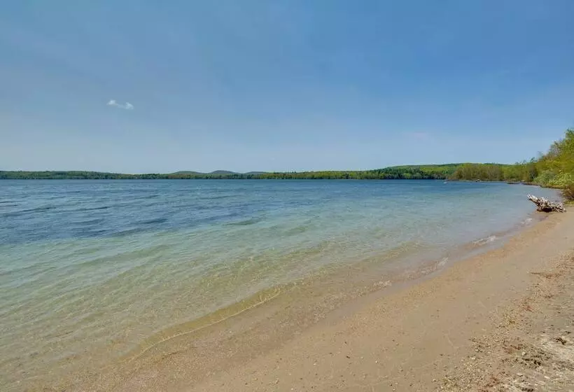 Lakeview Maine Retreat W/ Fire Pit, Grill & Canoe