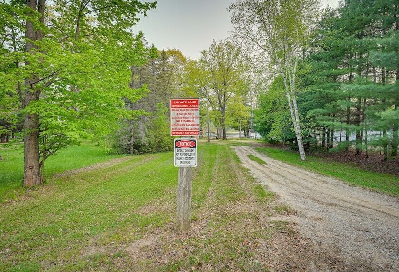 Harrison Cabin W/ Fire Pit & Elbow Lake Access!
