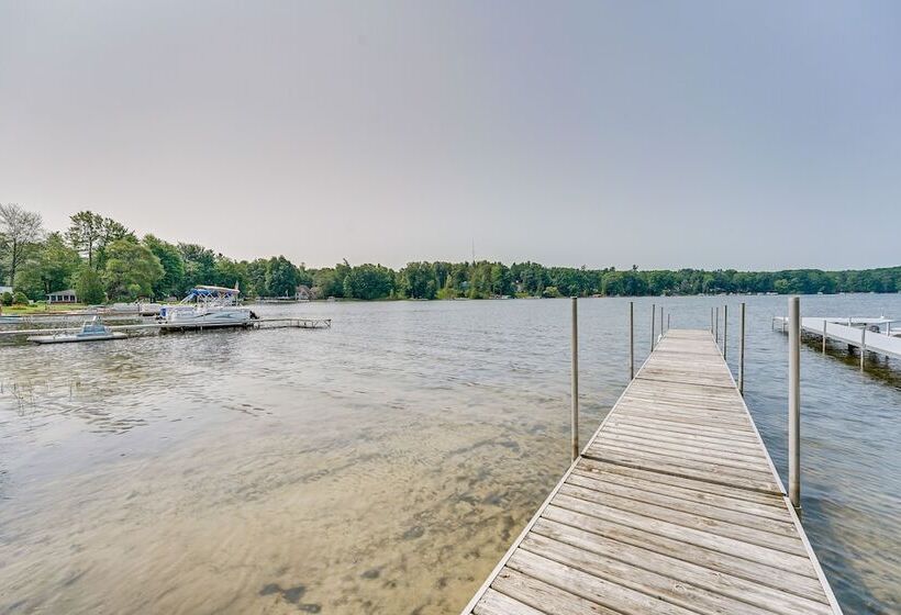 Lakefront Grant Cottage W/ Grill & Fire Pit!