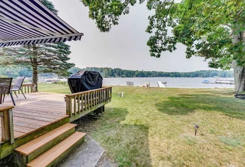 Lakefront Grant Cottage W/ Grill & Fire Pit!