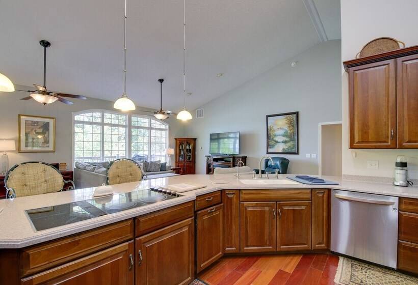 Lakefront Lafollette Home W/ Private Boat Slip!