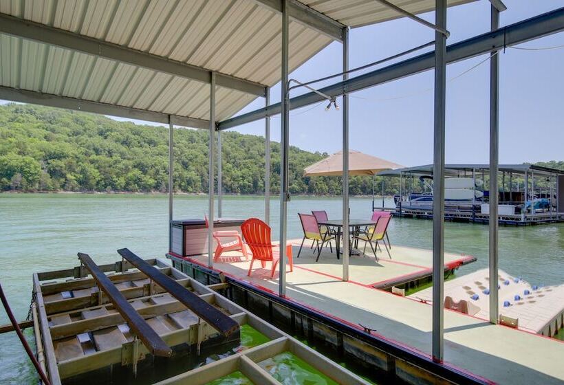 Lakefront Lafollette Home W/ Private Boat Slip!