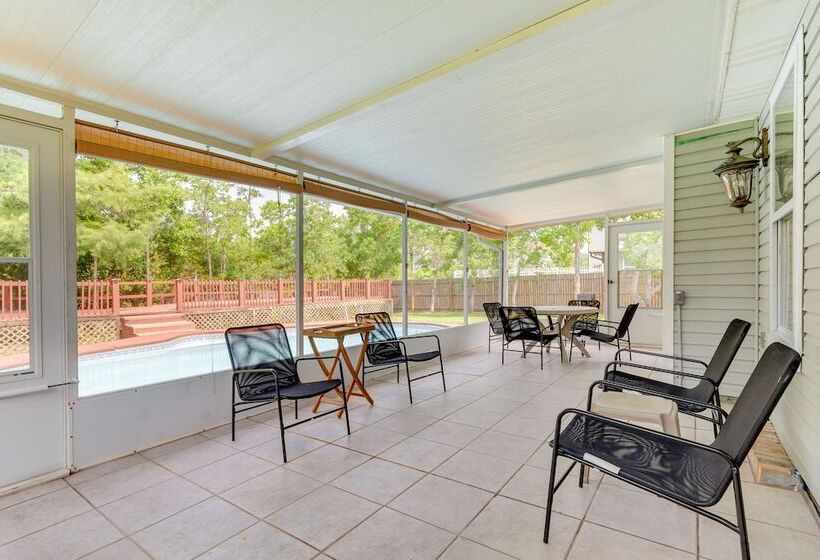 Mary Esther Home With Private Pool & Fireplace!