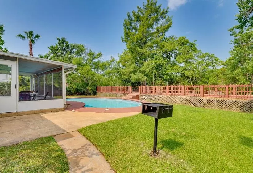 Mary Esther Home With Private Pool & Fireplace!