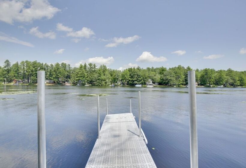 Spacious Cabin W/ Private Dock On Thompson Lake