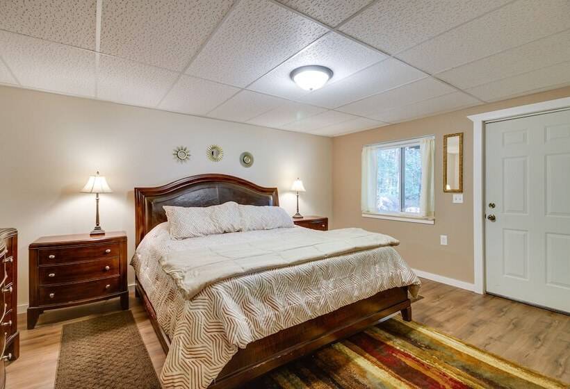 White Swan Lake Home Near Hiking & Snowmobiling!