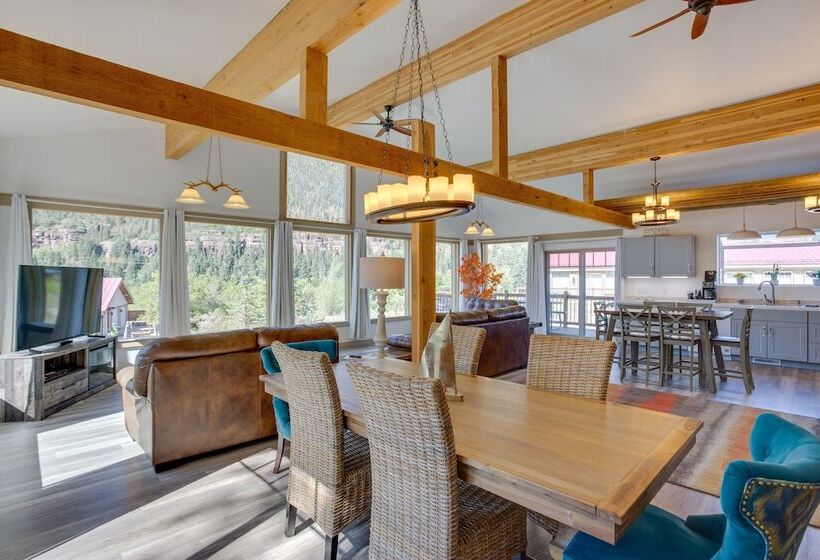 Magnificent Ouray Home W/ Deck & Mountain Views!