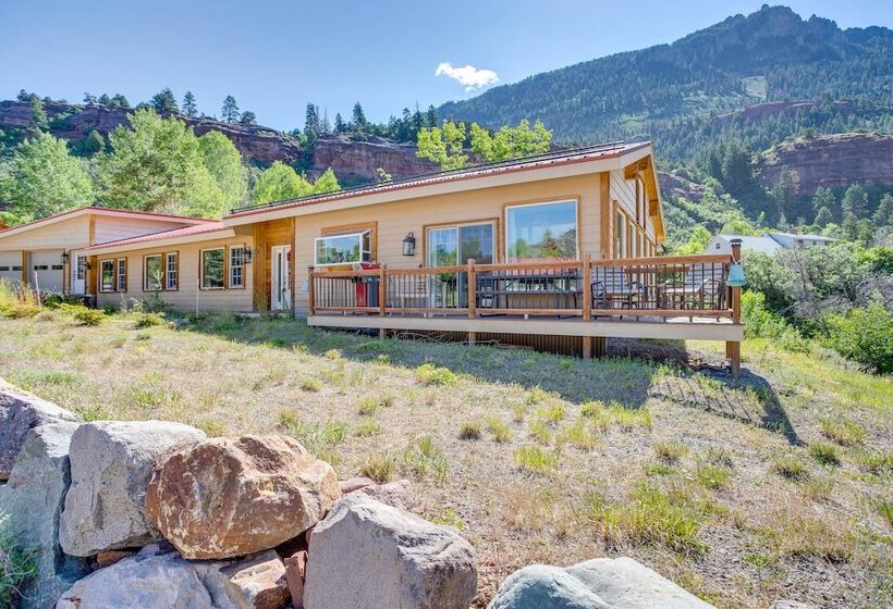 Magnificent Ouray Home W/ Deck & Mountain Views!