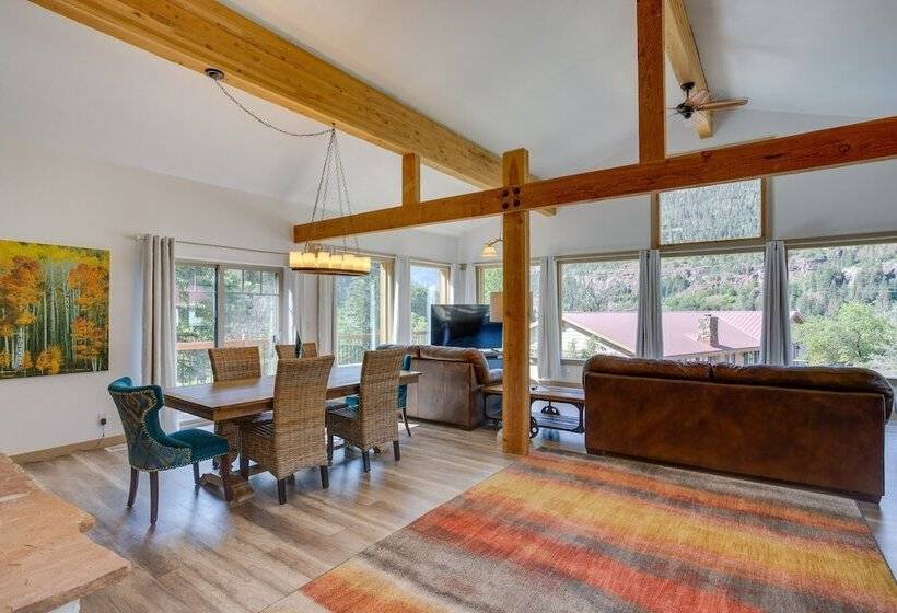 Magnificent Ouray Home W/ Deck & Mountain Views!