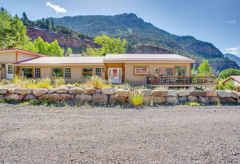 Magnificent Ouray Home W/ Deck & Mountain Views!