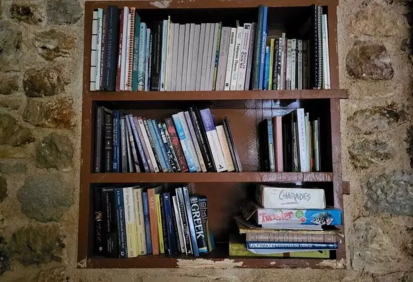 レジデンス Eco Secluded Hand Built Stone House In An Oasis