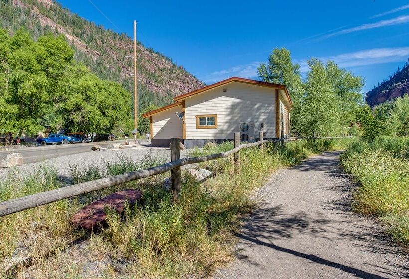 Riverfront Ouray Vacation Home ~ 1 Mi To Downtown!