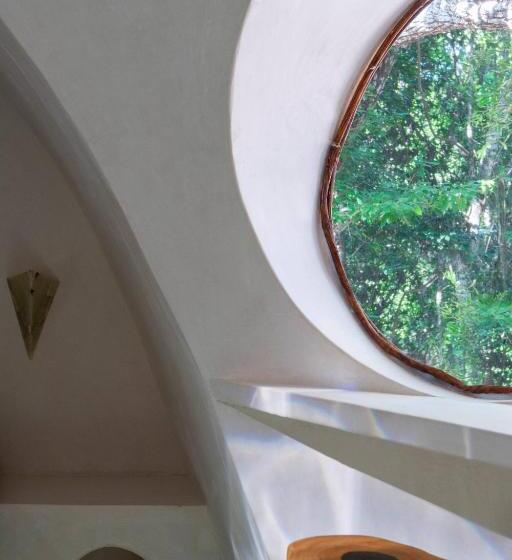 פנסיון Room In Lodge   Eco Lush Double Mayan Dome Cenote And Bikes