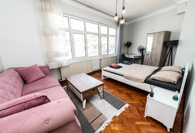 住宿加早餐  Kadıköy ün Merkezinde Oda