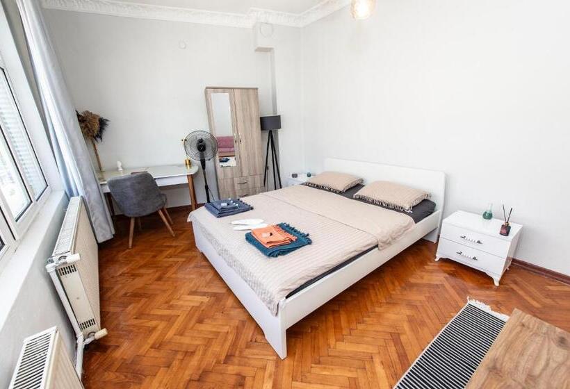 住宿加早餐  Kadıköy ün Merkezinde Oda