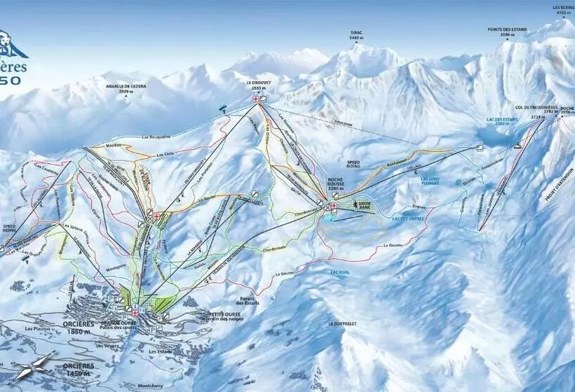 Majatalo Orcières Merlette Le Panoramic