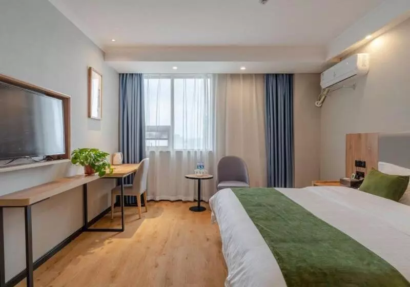 Hotelli Greentree Inn Hefei Sanlian College Anda Qingyuan Campus Subway Station