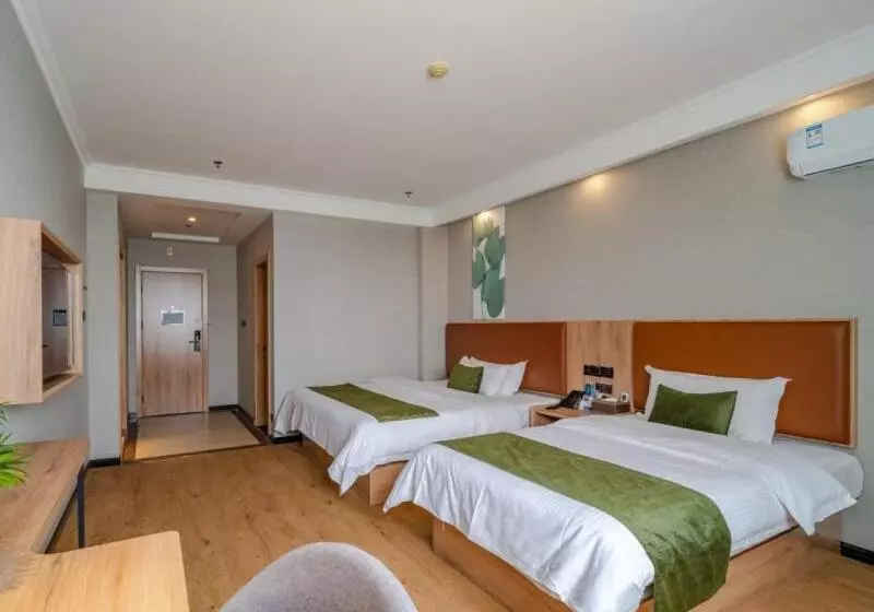 Hotelli Greentree Inn Hefei Sanlian College Anda Qingyuan Campus Subway Station