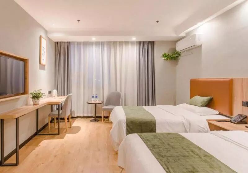 Hotelli Greentree Inn Hefei Sanlian College Anda Qingyuan Campus Subway Station