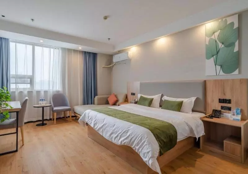 Hotelli Greentree Inn Hefei Sanlian College Anda Qingyuan Campus Subway Station