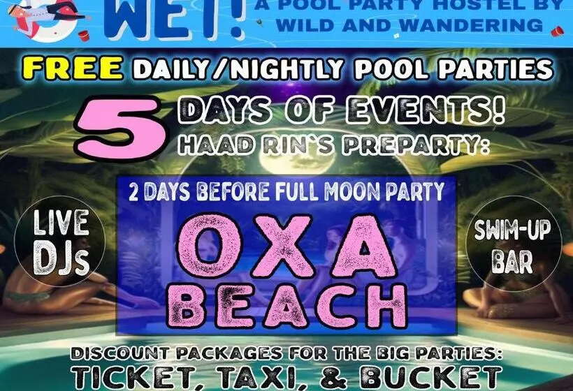 ホテル Wet! A Pool Party Hostel By Wild & Wandering