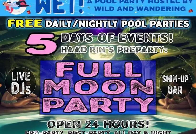 ホテル Wet! A Pool Party Hostel By Wild & Wandering
