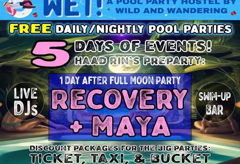 ホテル Wet! A Pool Party Hostel By Wild & Wandering