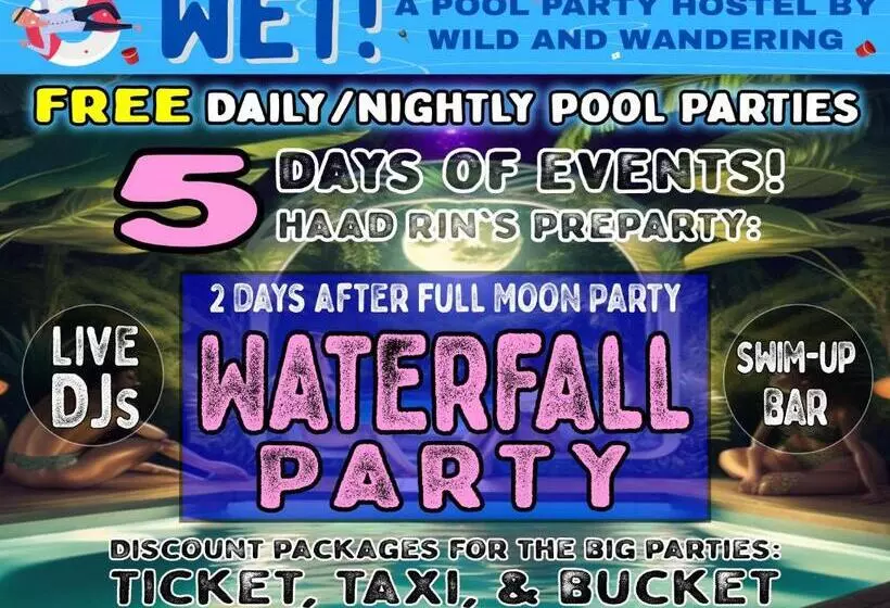 ホテル Wet! A Pool Party Hostel By Wild & Wandering
