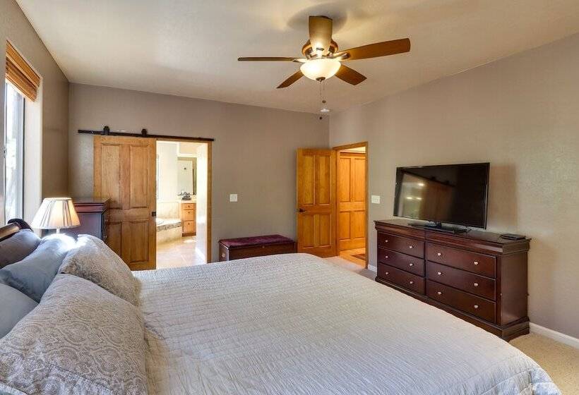 Wraparound Deck + Large Yard: Pinetop Home!