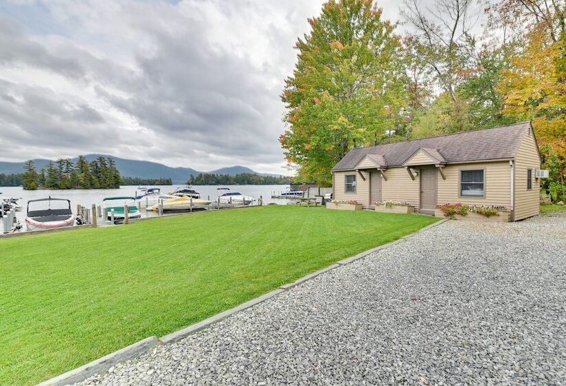 Lake George Waterfront Cabin W/ On Site Marina!