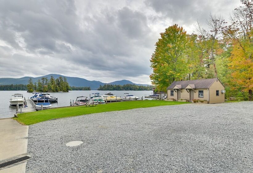 Lake George Waterfront Cabin W/ On Site Marina!