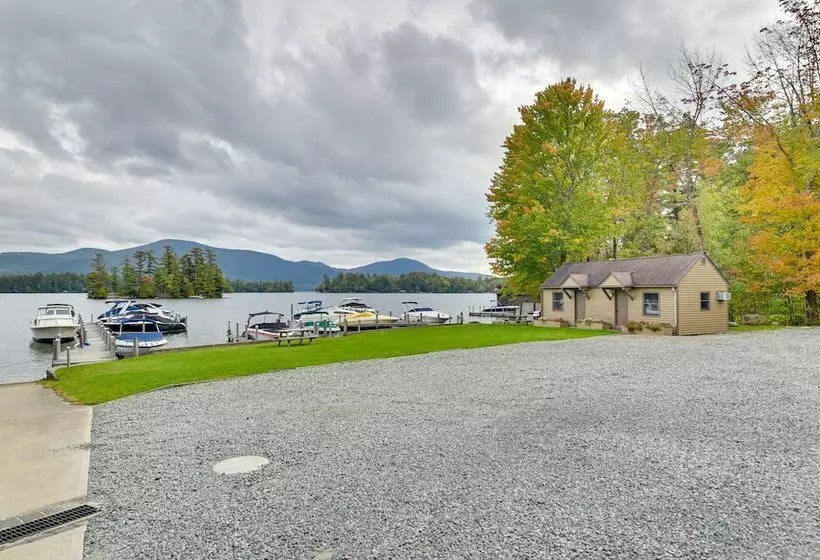 Lake George Waterfront Cabin W/ On Site Marina!