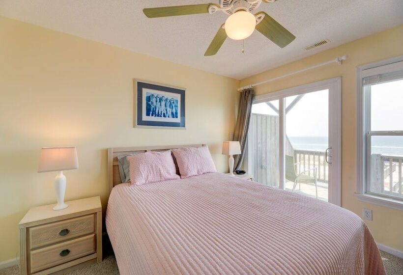 Oceanfront Emerald Isle Escape W/ Private Hot Tub!