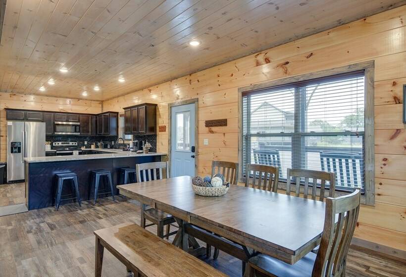 Hot Tub, Fireplace & Views: Sevierville Retreat!