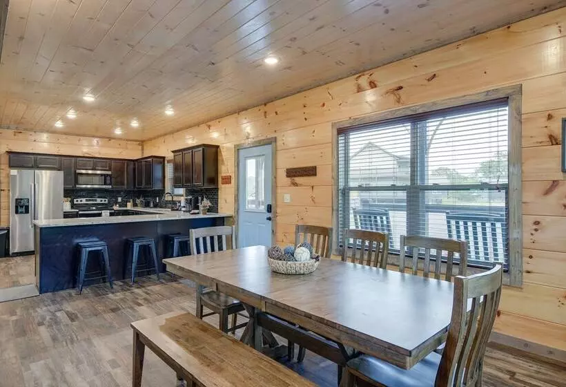 Hot Tub, Fireplace & Views: Sevierville Retreat!