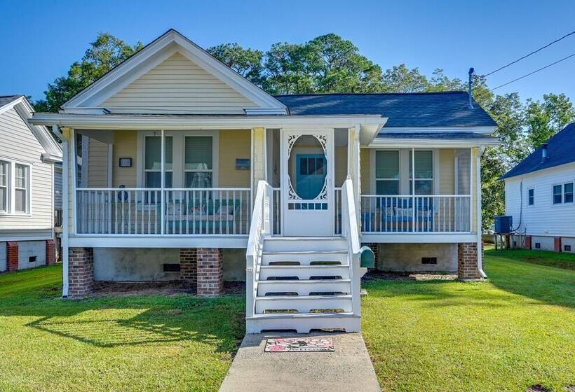 Rustic River Bungalow   Steps To Downtown Belhaven