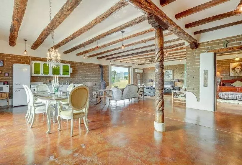 Historic Adobe Los Cerrillos Home W/ Mountain View