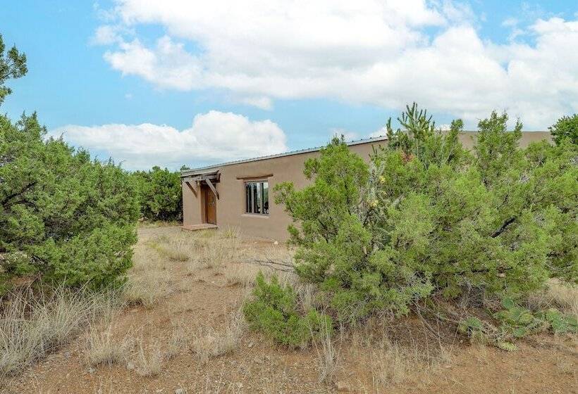 Historic Adobe Los Cerrillos Home W/ Mountain View