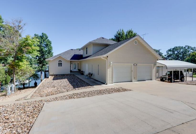 Private Dock + 4 Decks: Lake Ozark Retreat!