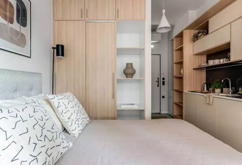 ペンション Sanders Port   Inviting Studio Near Piraeus Port